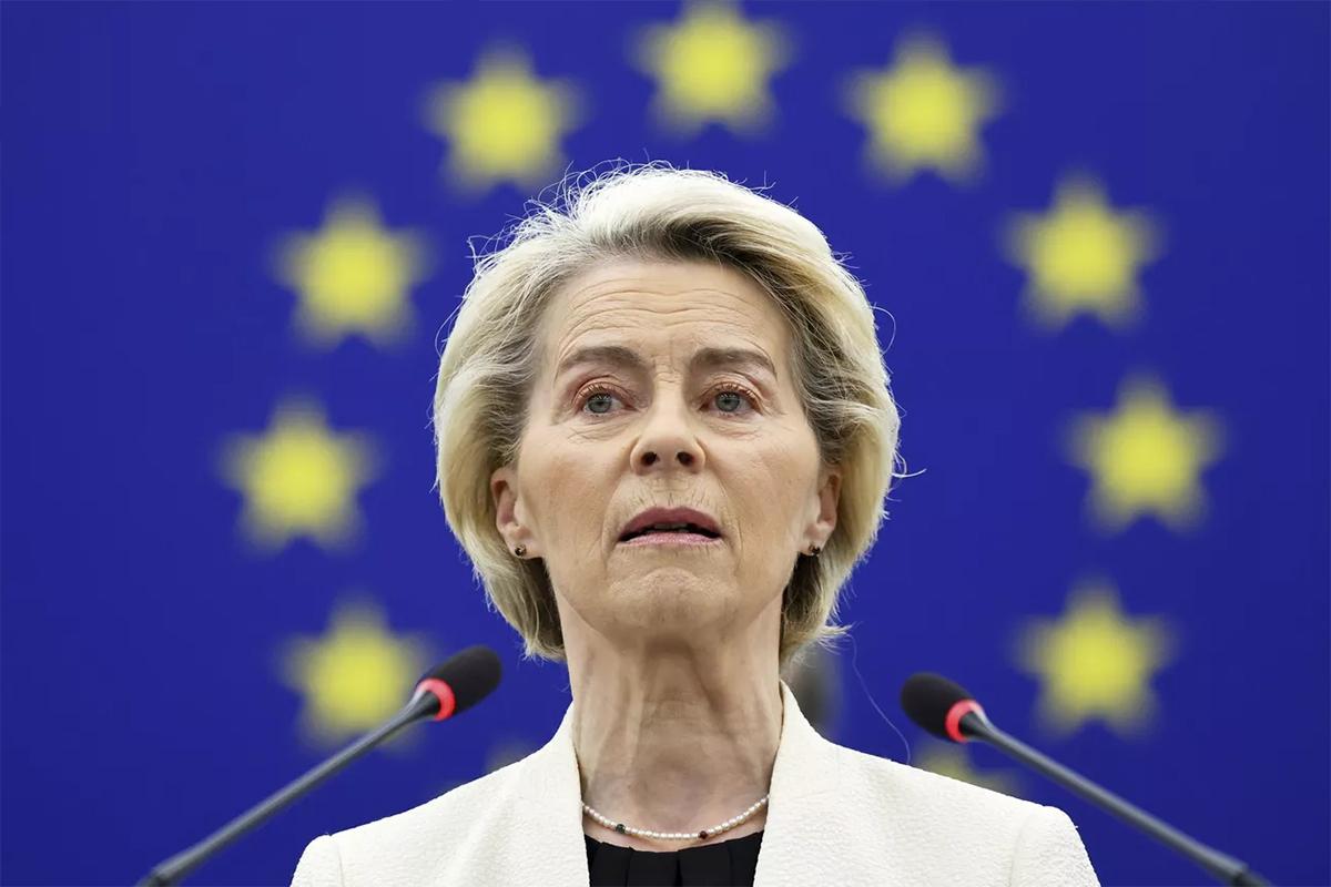 Фон дер Ляйен выступит с обращением о положении дел в Евросоюзе