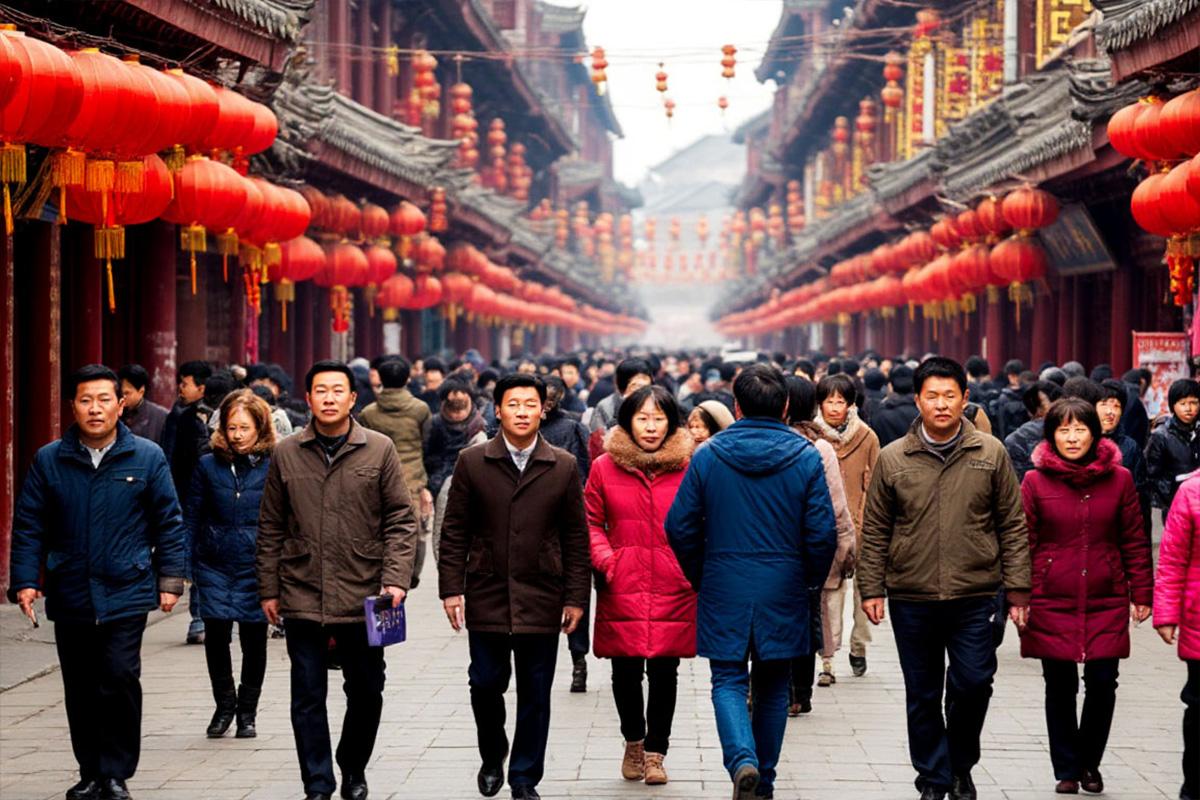 Население Китая в 2025 году сократилось на 3,39 млн человек