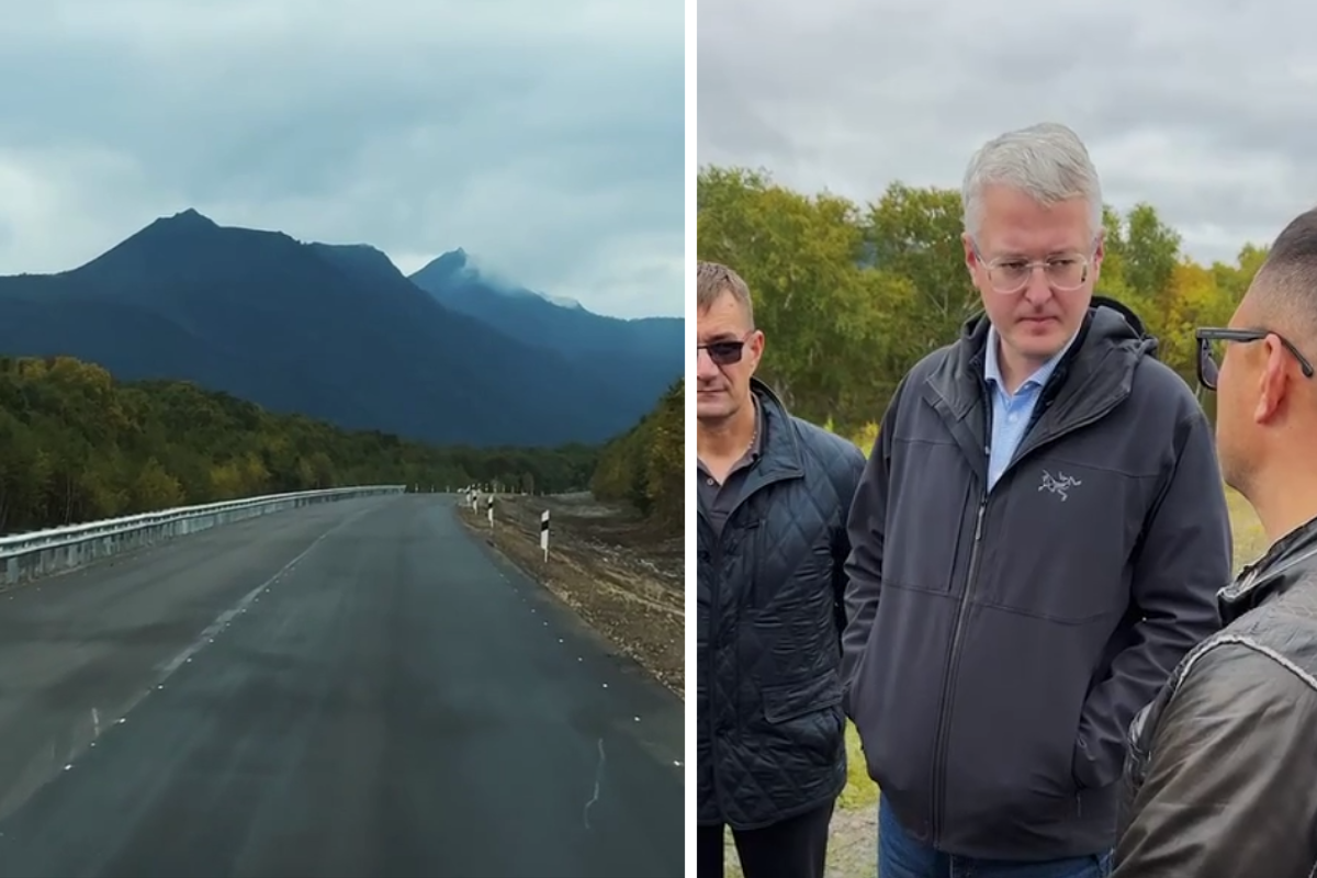 Губернатор Камчатского края Владимир Солодов: Асфальтирование дороги к Усть-Большерецку выполнено с опережением графика благодаря слаженной работе с подрядчиком