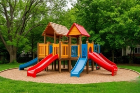 В Курской области выбирают дворы для размещения новых детских площадок