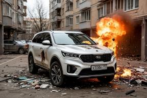 В Москве в результате взрыва Kia Sorento водитель получил тяжелые ранения
