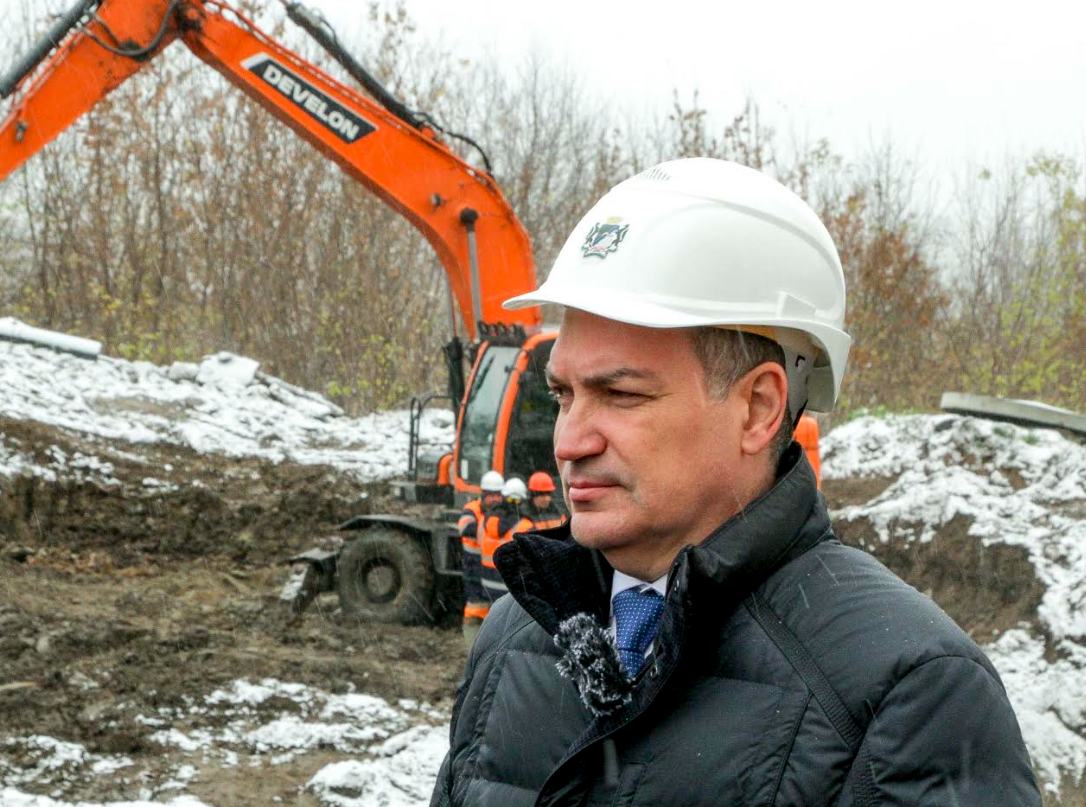 Мэр Новосибирска Максим Кудрявцев: Основные работы на Горском коллекторе будут завершены к 1 ноября