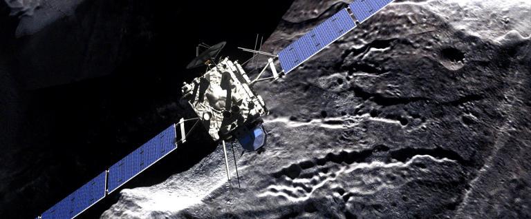 ESА покажет в режиме онлайн падение зонда Rosetta на комету