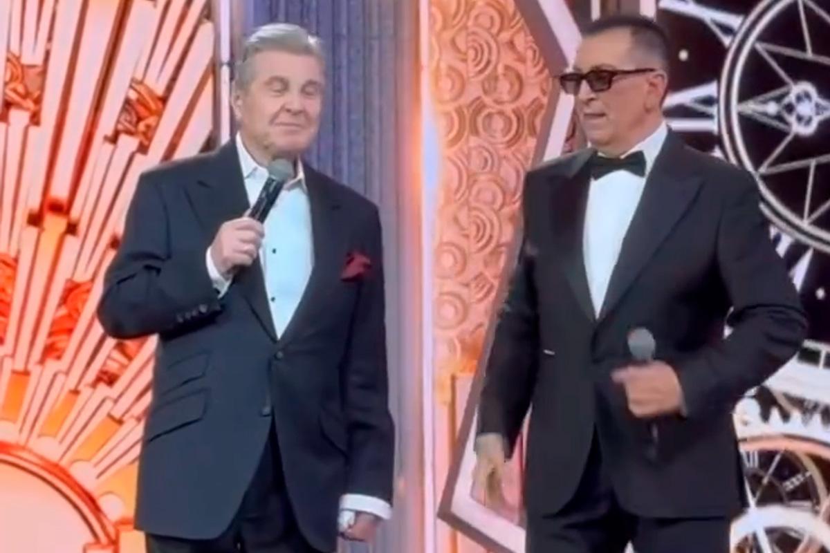 Лев Лещенко и Олег Газманов с травмами выступили на юбилейном концерте Буйнова