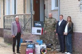 Орловский округ направил гуманитарную помощь военнослужащим и бойцам «БАРС-Орел»