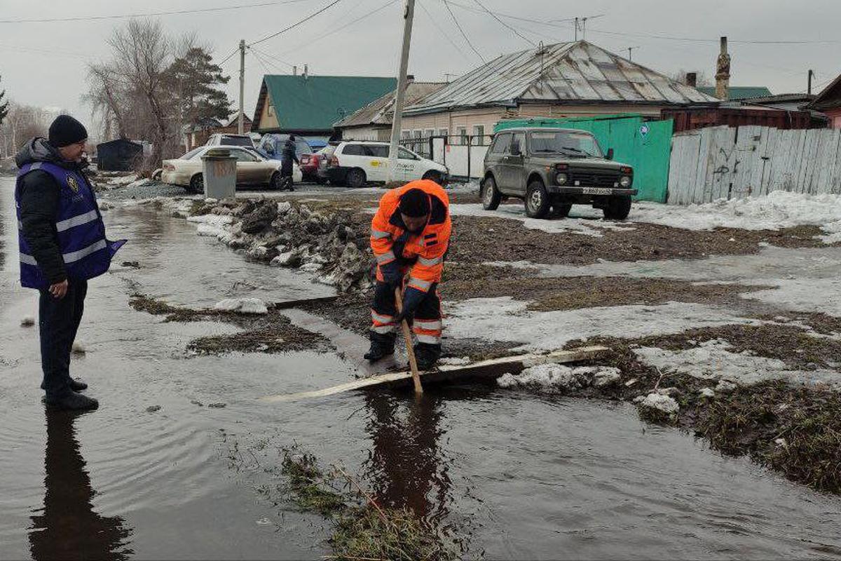 В Кемерове из-за паводка затопило завокзальную часть города