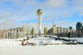 An official in Kazakhstan was detained during a meeting