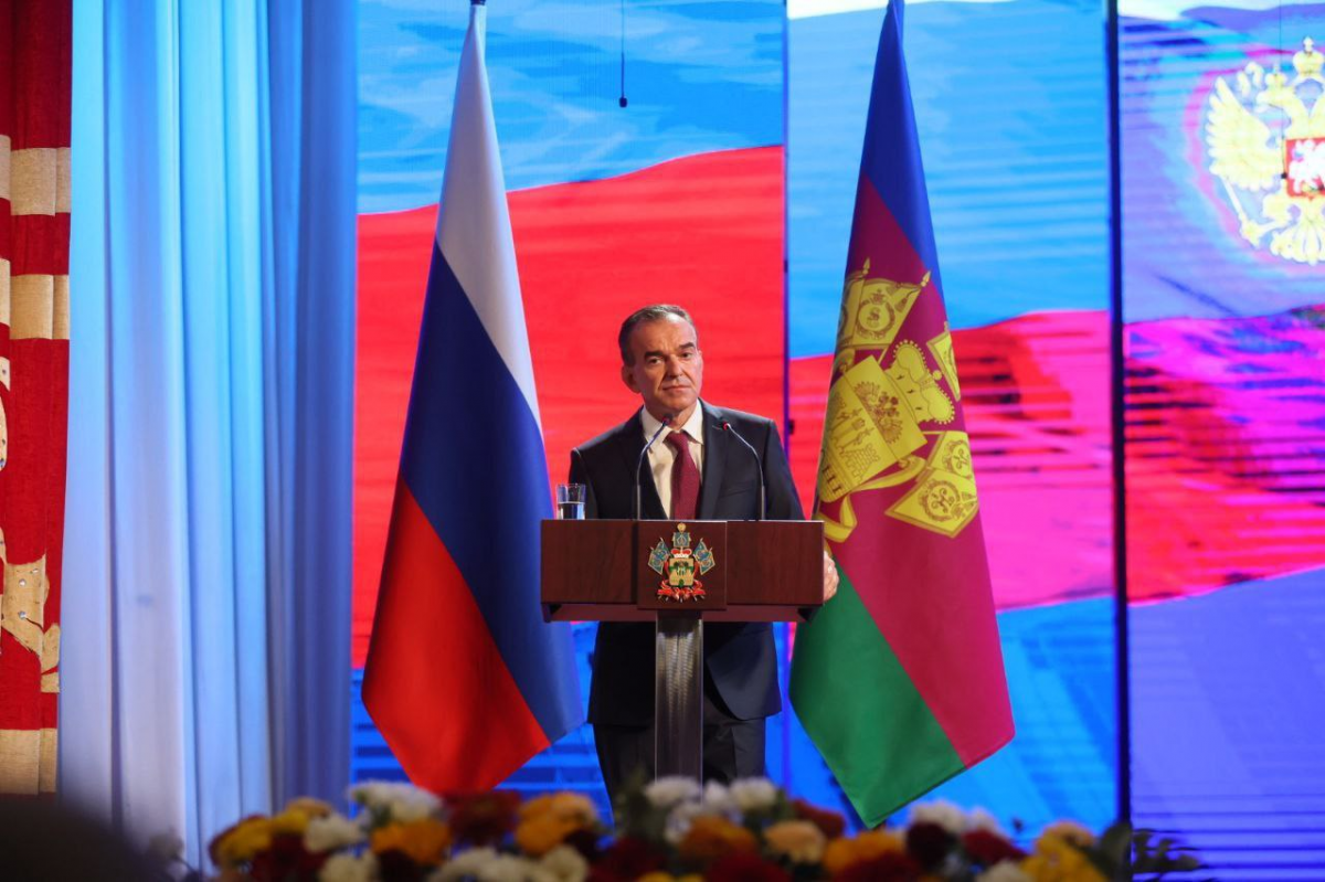 На внеочередной сессии ЗСК прошла церемония вступления в должность Губернатора Кубани