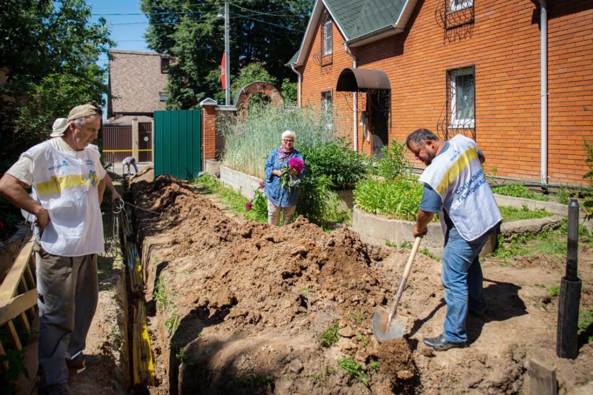 В деревне Бузланово работы по газификации начались раньше срока