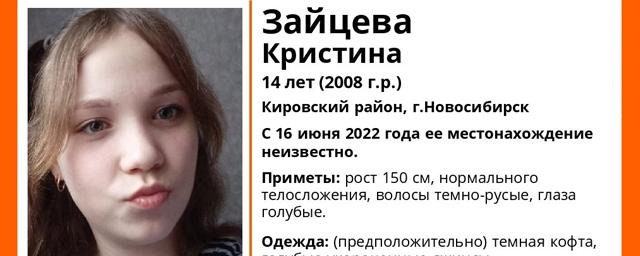 В Новосибирске с 16 июня ищут 14-летнюю девочку