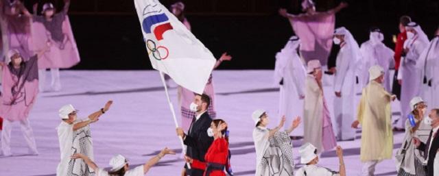 Сборная России вышла на церемонию открытия Олимпиады-2020 под флагами ОКР