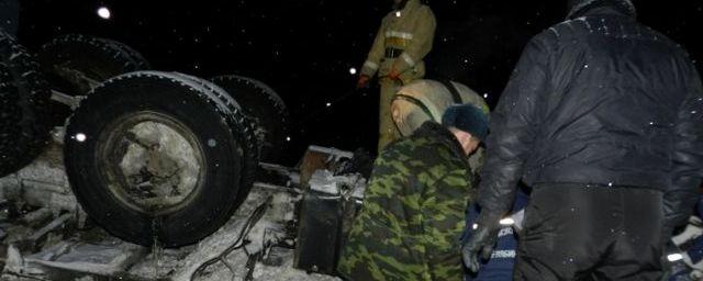 В Челябинской области столкнулись на скорости два большегруза