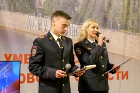 Мероприятие, посвященное Дню защитника Отечества, прошло в Управлении МВД России по Псковской области