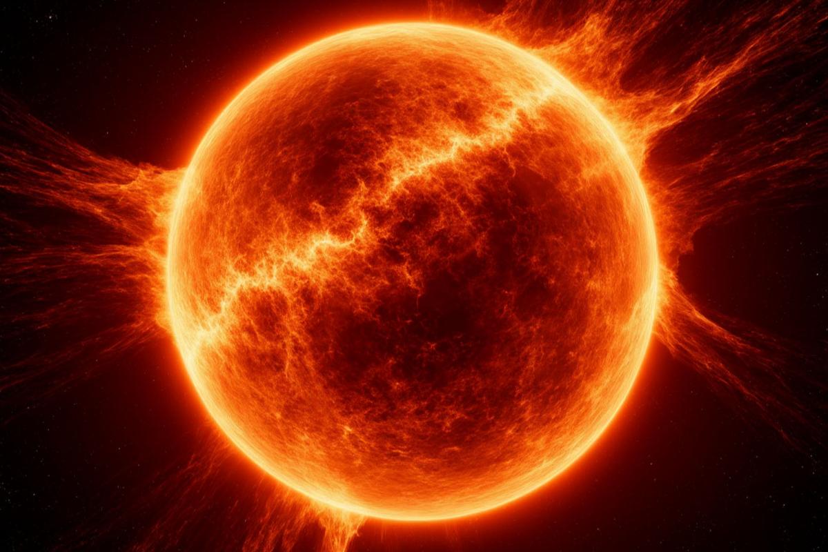 На Солнце произошла вспышка высшего класса