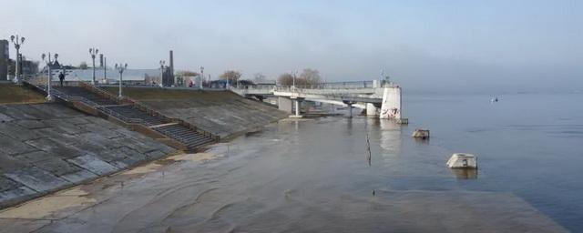 В Самаре на речном вокзале затопило нижнюю площадку