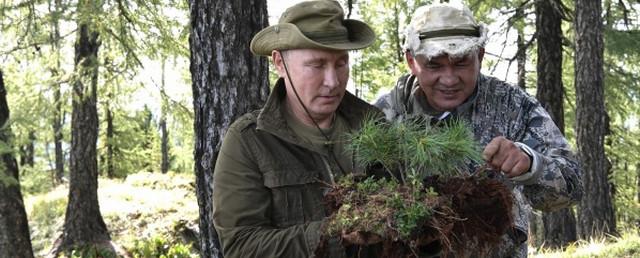 В Сети появились видео и фото отдыха Путина в Туве