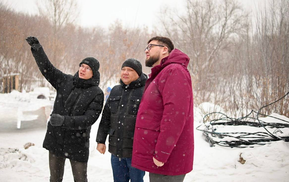 Мэр Чебоксар Станислав Трофимов проверил ход работ на Калининском мосту, объект готов на 30%