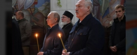 Владимир Путин и Александр Лукашенко посетили могилу архимандрита Мефодия на Валааме