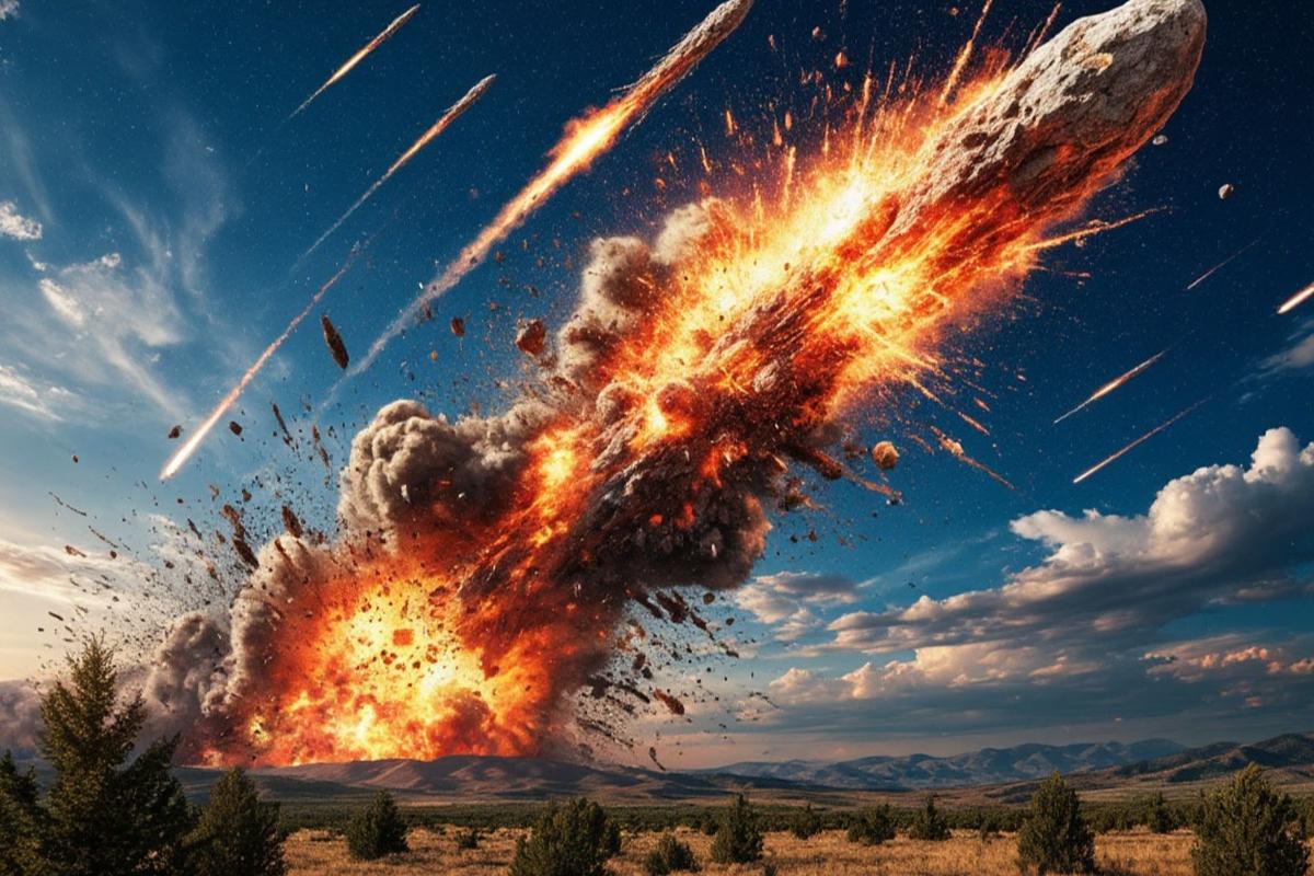 250 тонн тротила с неба: семитонный метеорит рванул над США, напугав жителей десяти штатов