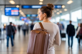 В Польше украинку сняли с рейса из-за надписи «бомба» на лбу