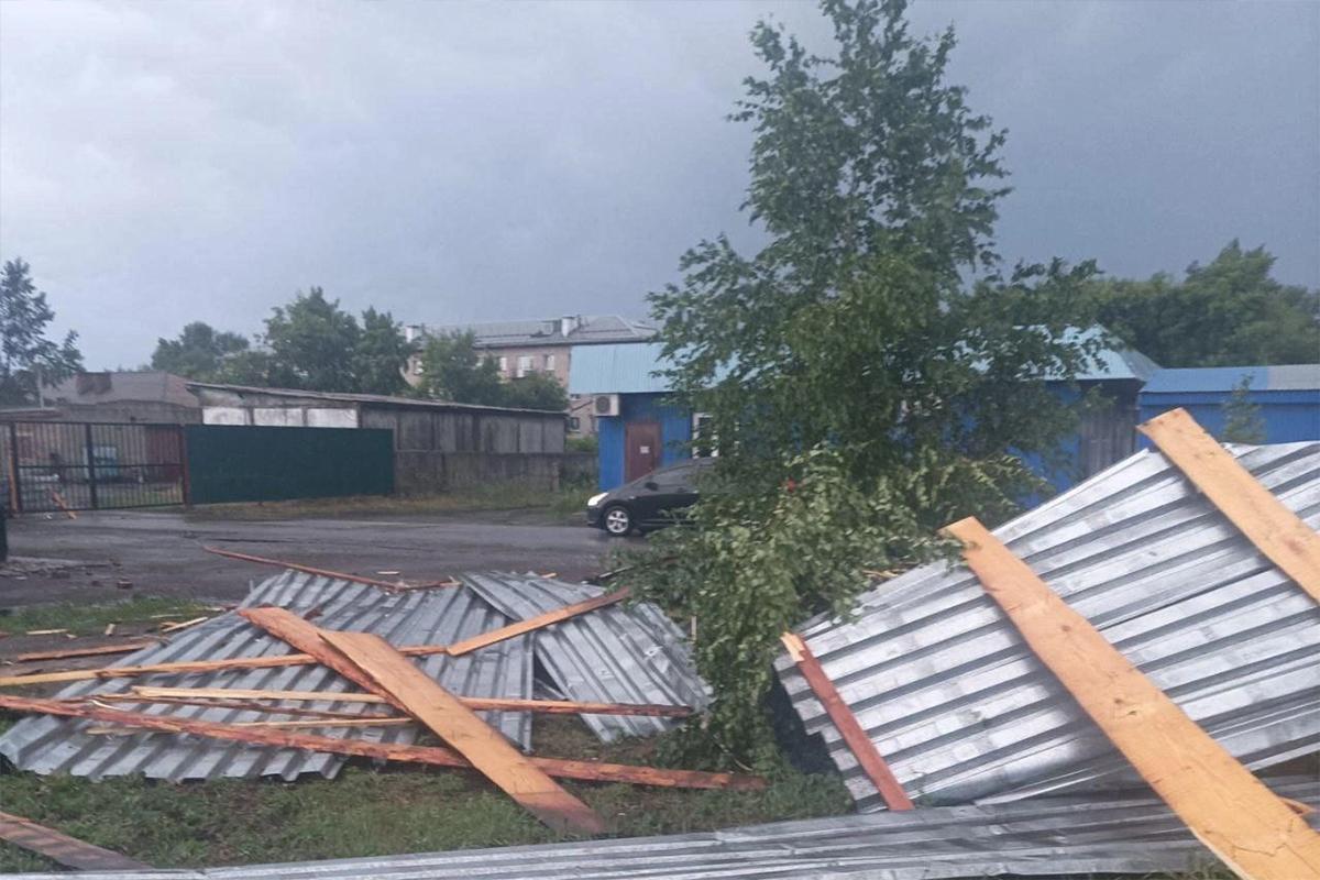 Во время урагана в Новосибирской области четыре человека получили травмы