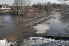 В Саратовской области девять населенных пунктов отрезаны от транспортного сообщения из-за паводка