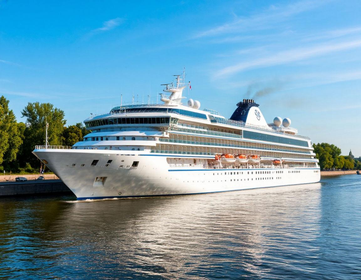 Круизный теплоход поплыл в 17-дневное путешествие по Оби из Новосибирска