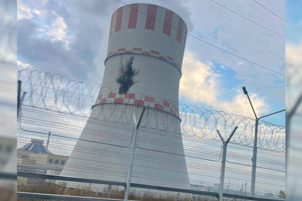 Родион Мирошник опубликовал фото последствий попытки атаки ВСУ на Нововоронежскую АЭС