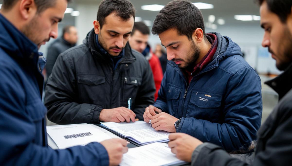 В поселке имени Морозова полицейские провели проверку документов у 58 мигрантов