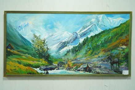 «Дыхание гор»: выставка альпинистки и художницы Елены Чотчаевой открылась в картинной галерее Черкесска