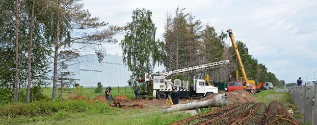 В Уфе на трассе в аэропорт началось строительство пешеходного перехода