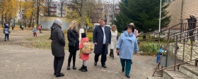 Замглавы г.о. Чехов Градсков проверил безопасность в гимназии №7
