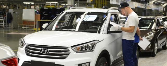 Производство петербургского завода Hyundai сократилось на 10%