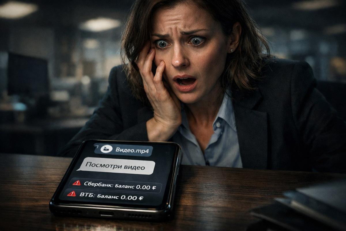 «Посмотри видео»: открыла файл от коллеги и через час — пустые карты и два кредита. Вирус «Мамонт» атакует россиян
