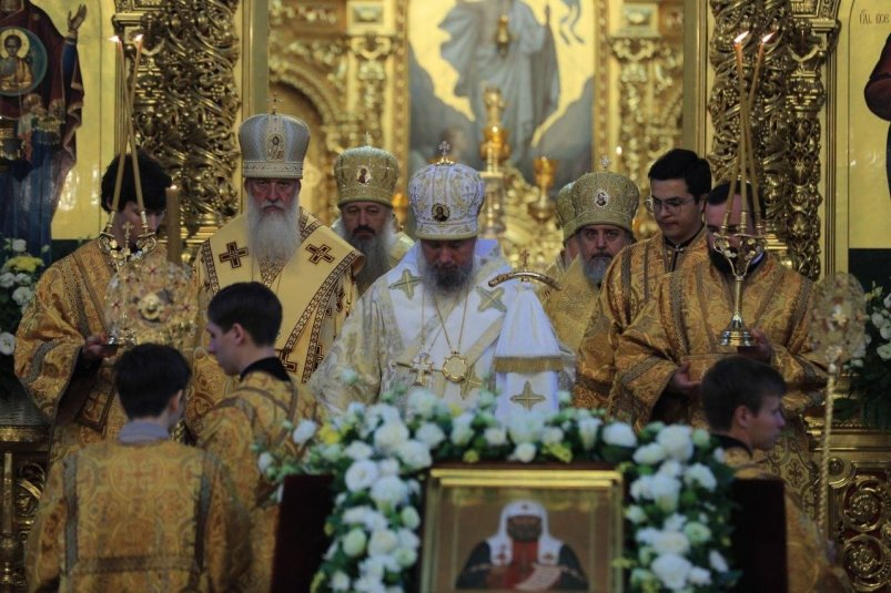 Ковчег с мощами патриарха Тихона пробудет в кафедральном соборе до 16 июля