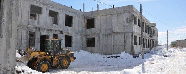 В Петропавловске продолжили строить детсад на Арсеньева