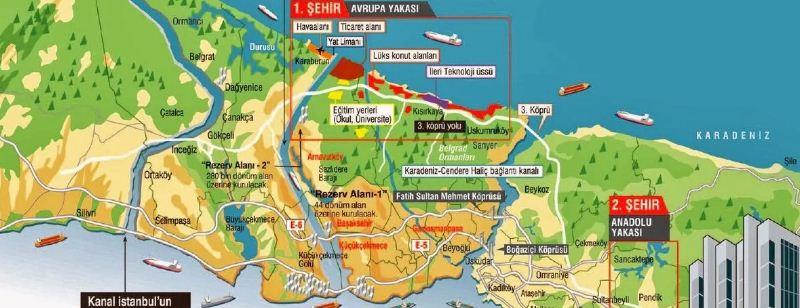 Турецкие банки заявили об отказе финансировать строительство канала «Стамбул»