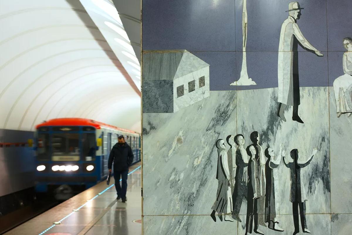 Дептранс: интервалы увеличены на севере «салатовой» ветки из-за человека на пути