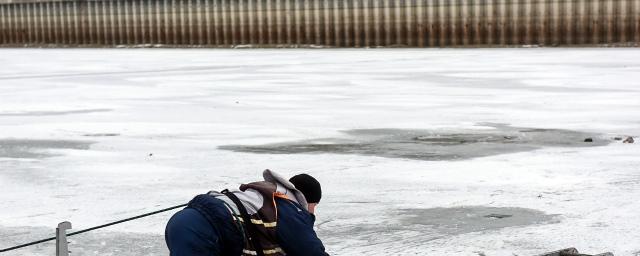 Лексус провалился под лед