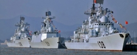 ВМС Китая провели военные учения со стрельбами вблизи острова Тайвань