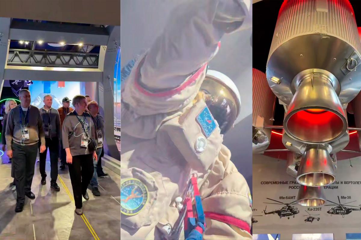 Зарубежные делегации муниципального форума «МАЛАЯ РОДИНА — СИЛА РОССИИ» ознакомились с экспозицией «Путешествие по России»