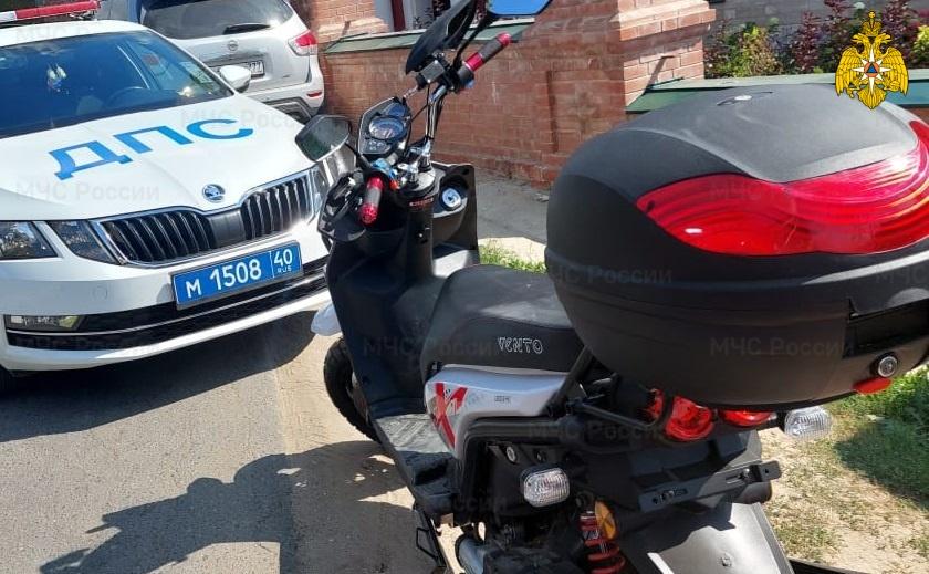 Скутер сбил пешехода в Калужской области