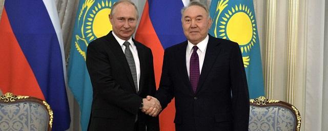 Путин позвонил Назарбаеву и поздравил его с 80-летием