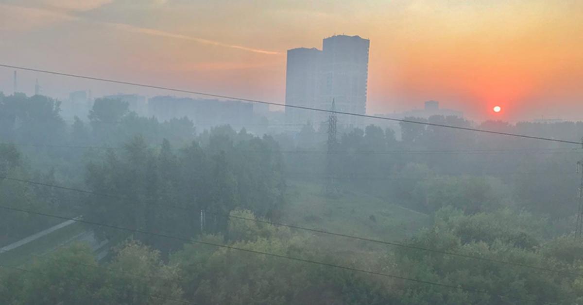 Качество воздуха в Новосибирске упало до 7 баллов