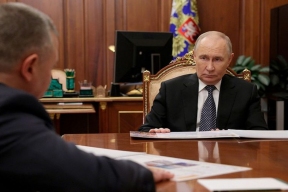 Путин провёл встречу в Кремле с губернатором Ярославской области Евраевым