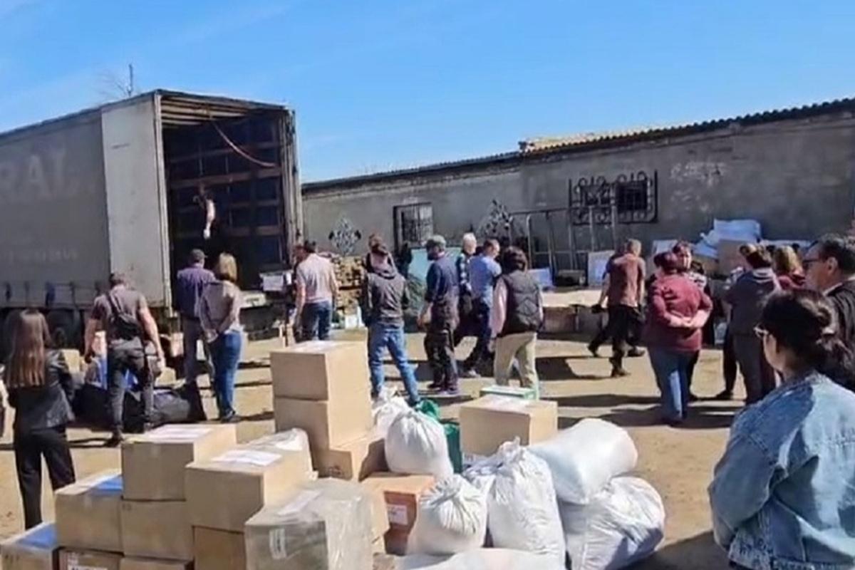 Из Ноябрьска в Волноваху отправили очередную партию гуманитарной помощи