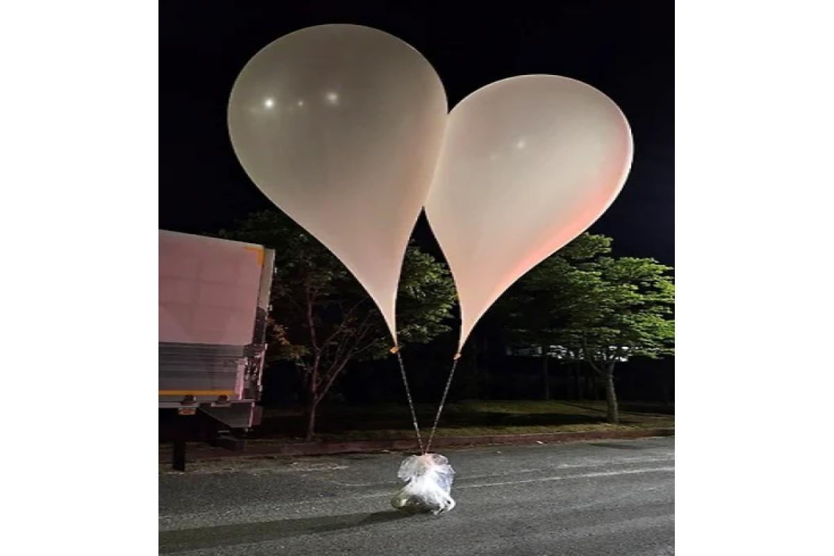 В Южную Корею с территории КНДР запустили более 90 воздушных шаров с мусором