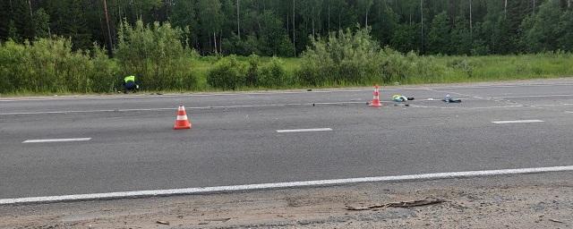 В Сыктывкаре мотоциклист без прав столкнулся с другим мотоциклом, водителей госпитализировали