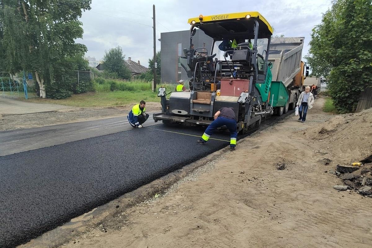 В Кемерове продолжаются ремонтные работы на улице Терешковой