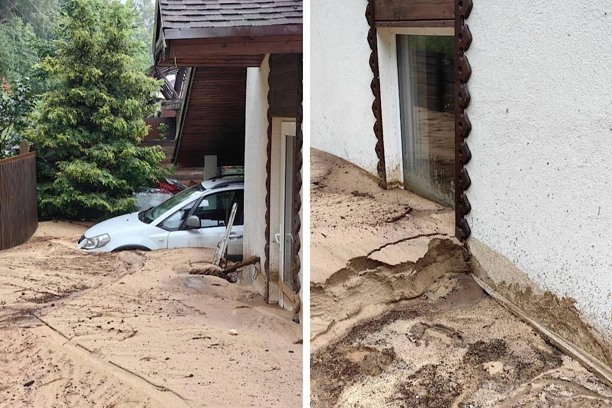 Воронеж под ударом стихии: мощный сель засыпал дом до окон